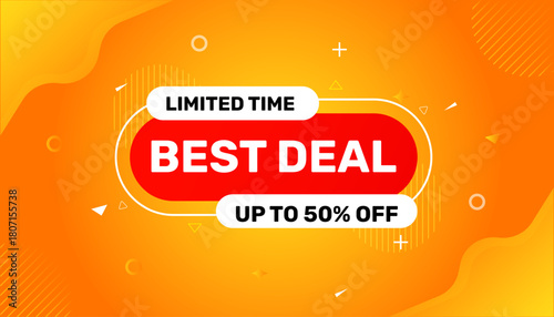Best Deals Sale Banner Design Sale template. Best deal banner, Sales banner Vector design promotion for digital and print market