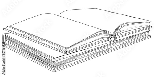 Whispers Knowledge: Journey Through Literature | Clean, isolated vector art for creative projects.