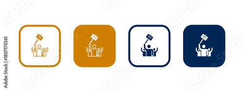 revolution icon vector illustration. revolution icon in flat style.