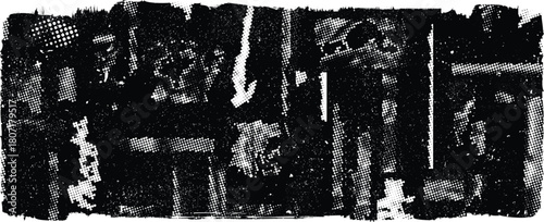 Grunge textured banner with rough edges. Speckled texture. Overlay grunge texture . Simply place texture over any object to create grunge effect . Banner with scratched surface for your design