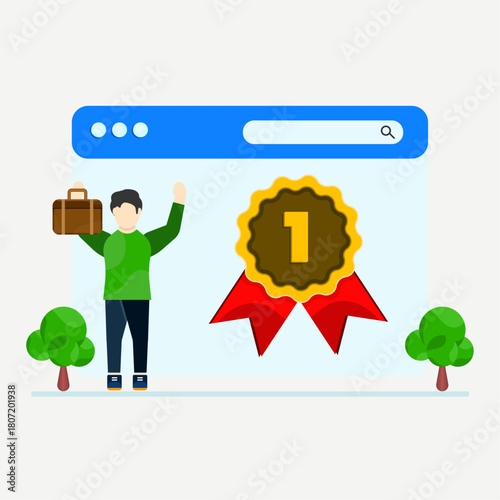 man holding a map of south korea