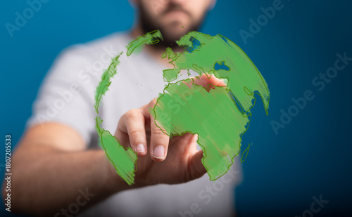 Eco-friendly concept.  Sust...