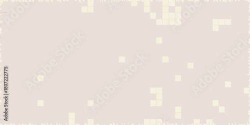 Abstract pale pink background with scattered light yellow squares and distressed edges