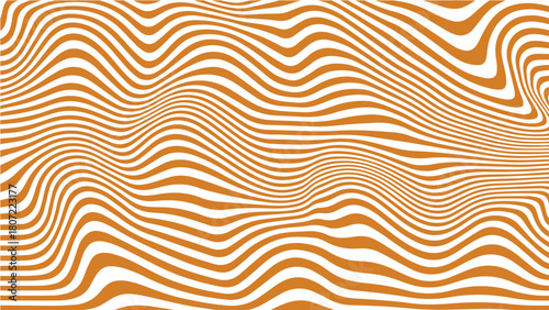 Abstract rippling wave pattern with golden yellow and orange hues creating a psychedelic visual effect