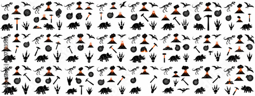 Minimalist vector illustration featuring stylized orange flames and white spiral graphic elements against a deep black background.