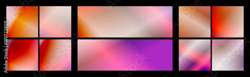 Holographic texture. Rainbow foil. Iridescent, background. Holo gradient. Hologram shine effect. Pearlescent metal sparkly surface for design prints. Pastel color. Neon wallpaper. Vector illustration	