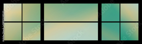 Abstract light green and gray background with a grainy gradient, a bright and saturated gradient for an album cover. Soft color palette of vector gradients.