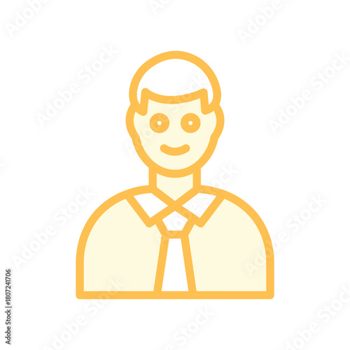 Professor duotone line icon , vector, pixel perfect, illustrator file 
