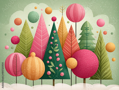 A festive Christmas pattern...