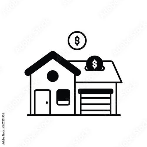 Mortgage  vector icon