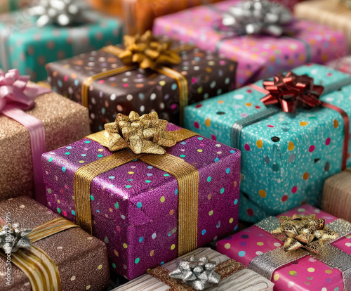Holiday presents background