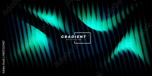 Vibrant gradient with ribbed fractal glass texture pattern and dark circular center. Dynamic abstract artwork perfect for modern banners, marketing visuals, creative backgrounds and artistic projects