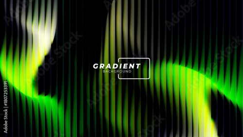 Vibrant gradient with ribbed fractal glass texture pattern and dark circular center. Dynamic abstract artwork perfect for modern banners, marketing visuals, creative backgrounds and artistic projects