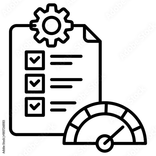 Kpi Outline Icon