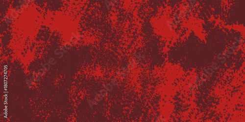 Dark grunge red concrete wall background art