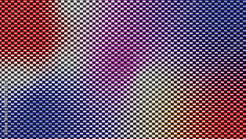 Abstract blue background vector with a seamless metallic grid pattern and circular perforated surface design