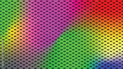 Abstract colorful halftone dot pattern vector illustration backdrop