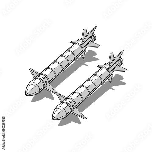 space shuttle isolated on white