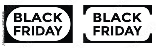 Black Friday Discount Banner with Creative Layout