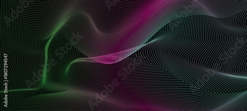 abstract wavy line background