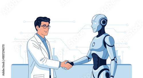 Human and Robot Collaboration: A vision of the future of scientific partnerships and technological