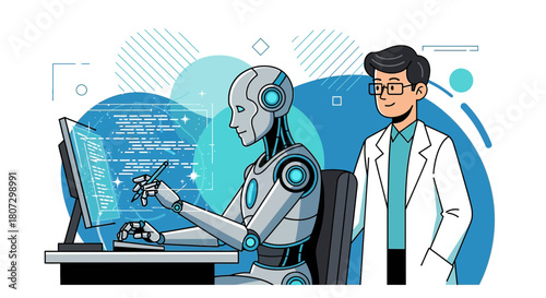 Innovative collaboration of the future: a human scientist and a sophisticated robot working together