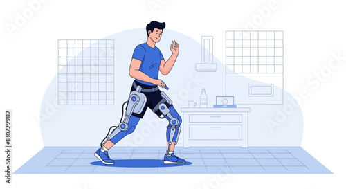Innovative exoskeleton assistance for rehabilitation and enhanced human mobility in modern living