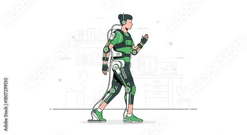 Innovative exosuit technology empowering movement and rehabilitation for enhanced capabilities