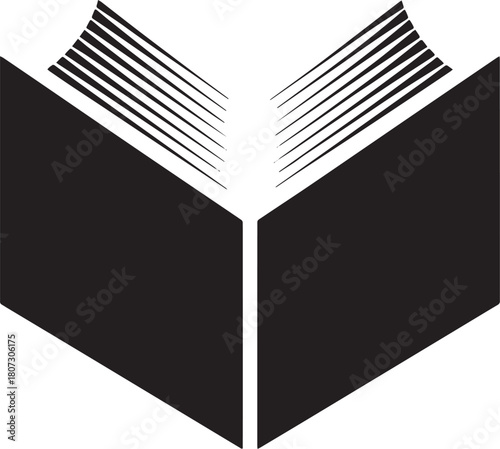 Open book with pages isolated on, symbolizing knowledge