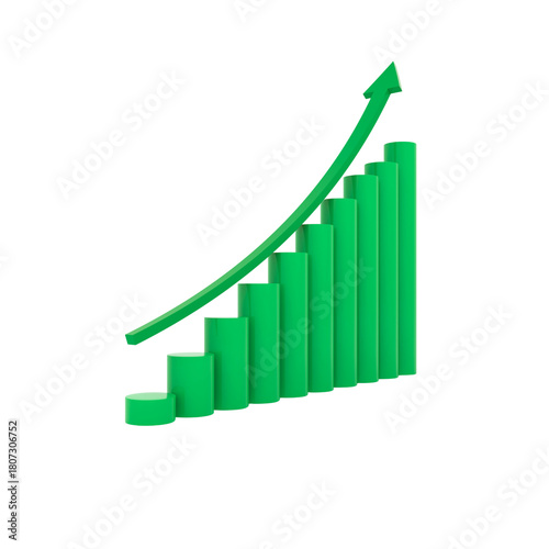 Green Growth Chart with Arrow Pointing Upwards on Transparent Background Free Download Green Growth Chart with Arrow Pointing Upwards on Transparent Background - GFXLoad