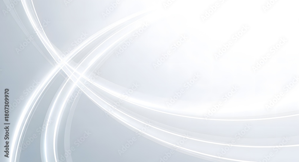 Fototapeta premium abstract white background,white futuristic background, white futuristic background, abstract blue background Abstract and modern background with swirling lines, evoking a sense of fluidity and energy.