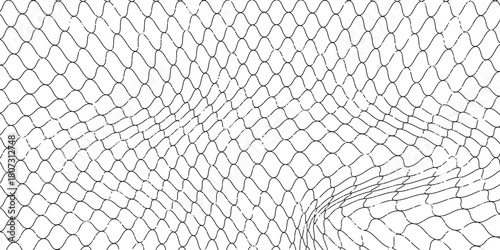 Mesh texture for fishing nets. Grunge pattern for sportswear or soccer goal, volleyball net, basketball hoop, hockey, athletics. vector eps 10