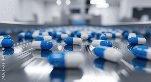 Precision medicine capsules for pharmaceutical research and healthcare innovation, conveying hope and cutting edge technology for patient wellness and vitality