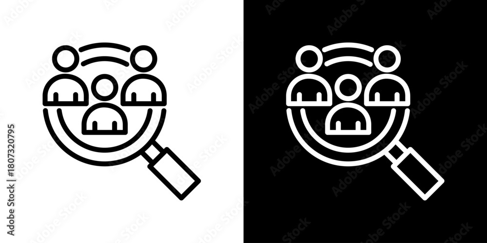 Foto Sample Icon Line Style Vector Illustration