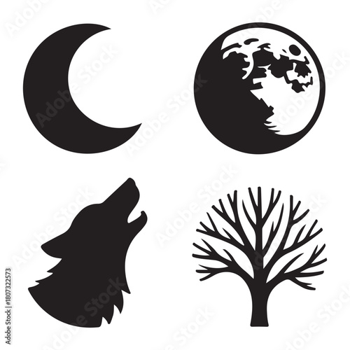 Simple sunburst silhouette icon representing bright daylight