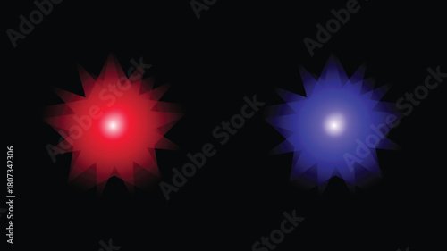 Sunlight special lens flash light effect on transparent background. Effect of blurring light. Vector Illustration
