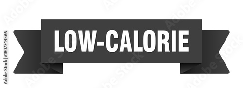 low-calorie ribbon isolated on transparent background. low-calorie ribbon