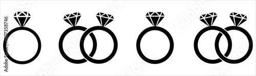 Elegant diamond engagement rings symbolize eternal love and commitment for weddings, anniversaries, and romantic gestures of devotion.