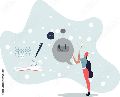 AI writing and artificial intelligence usage for typing.life and employment of people.