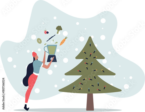 Smoothie time concept. Delicious and healthy vegetables and fruits for drink.life and employment of people.