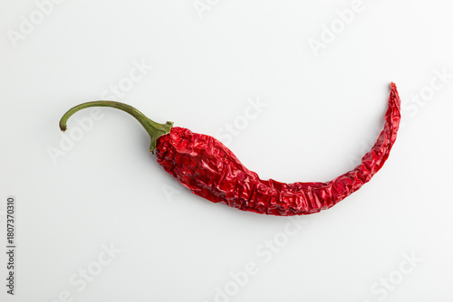 Curved Red Dried Chili Pepper With Wrinkled Skin for Culinary 