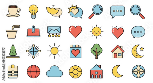 set of medical icons