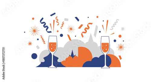 abstract music background with musical notes