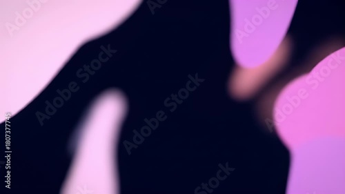 Abstract colorful shapes in motion creating a vibrant and dynamic background for designs and art