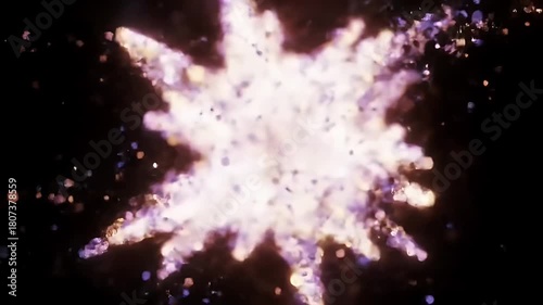 Colorful Abstract Background with Sparkling Bokeh Lights in Soft Focus for Creative Design Projects