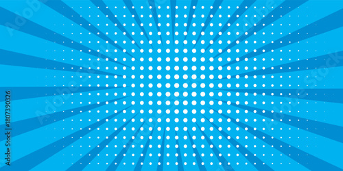 Anime Comic Background. Pop Art Style Background. Pop Up Retro Comic Background. Vector halftone illustration. Vintage background for comic superhero text, speech bubble, message. eps 10