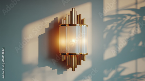 Art deco sconce right space decorative wall light