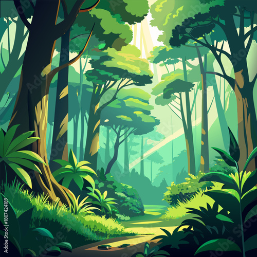 tropical forest background