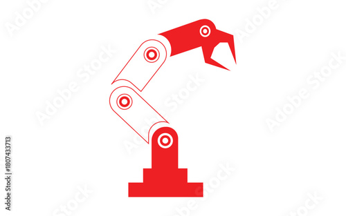 Robotic arm industrial automated mechanism manipulator industry technology concept