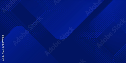 Abstract blue background. Modern simple blue geometric design. Minimal shapes. Suit for booklet, brochure, banner, poster, website, flyer, cover, corporate, backdrop. Vector illustration